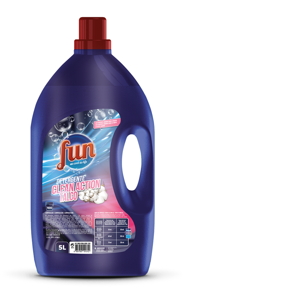Detergente Clean Action Talco