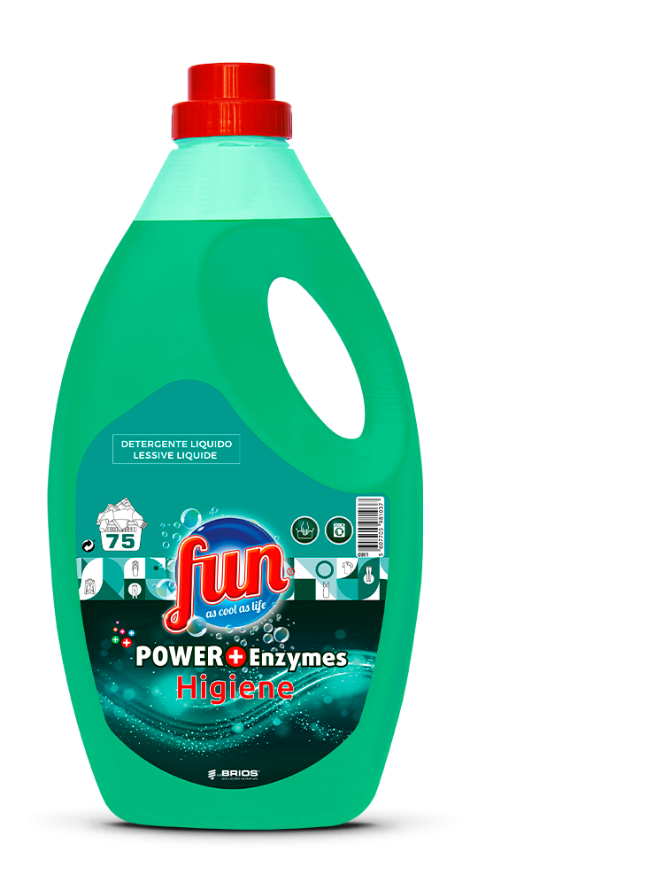 Detergente Power Enzymes Higiene